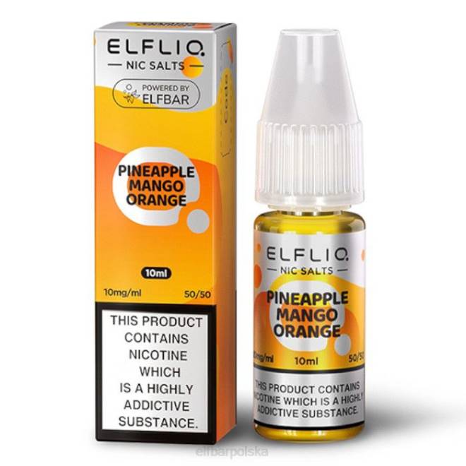 elfbar elfliq nic salts - ananas mango pomarańcza - 10ml-10 mg/ml 42RP173