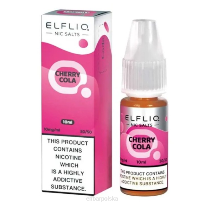 elfbar elfliq nic salts - cola wiśniowa - 10ml-10 mg/ml 42RP196