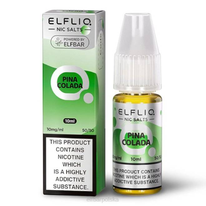 elfbar elfliq nic sole - pina colada - 10ml-10 mg/ml 42RP175