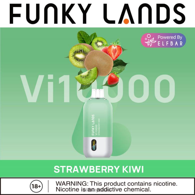 ELFBAR Funky Lands jednorazowe zaciągnięcia vape vi10000 46XNB161 kiwi truskawkowe