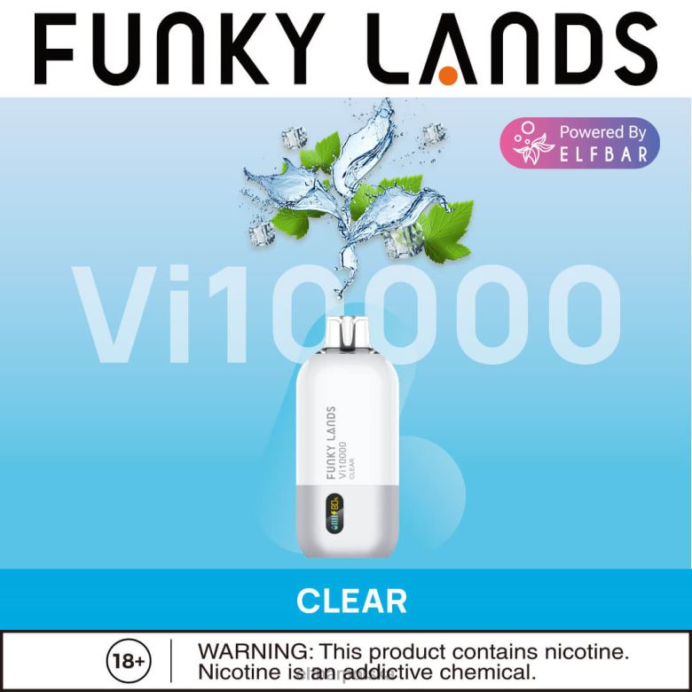 ELFBAR Funky Lands jednorazowe zaciągnięcia vape vi10000 46XNB169 jasne